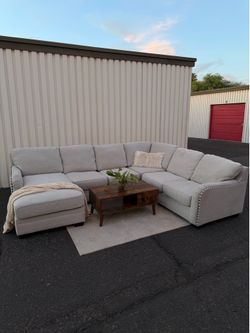 Light Gray Sectional Couch