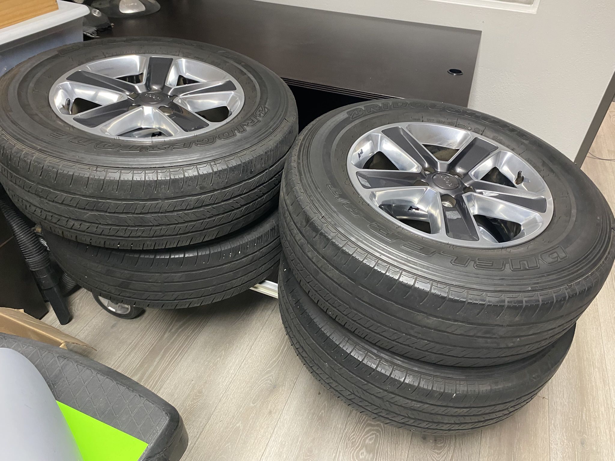 Jeep Wrangler Wheels Tires Rims Set Of 4