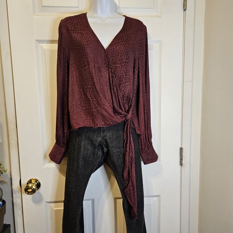 Halogen - Women's Long Sleeved Blouse- Size S