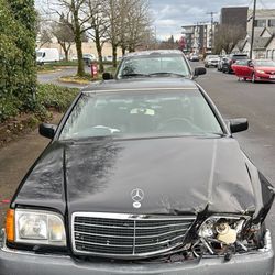 1992 MERCEDES-BENDZ -400 SE - CLEAN TITLE -STARTS - W140 Parts Car 