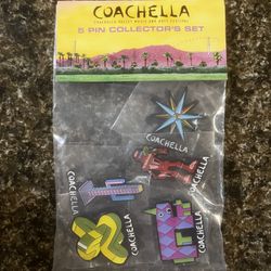 Coachella 2024 - 5 Set Collector Pin Set