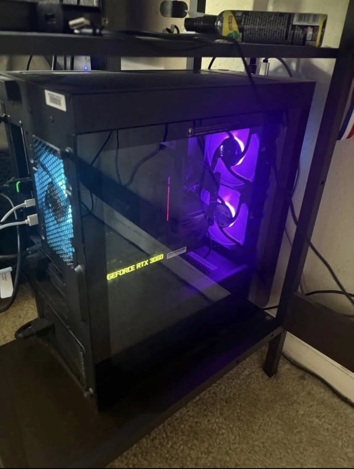 3060 Gaming Pc/180hz Monitor/wireless headset/hyperx Mic