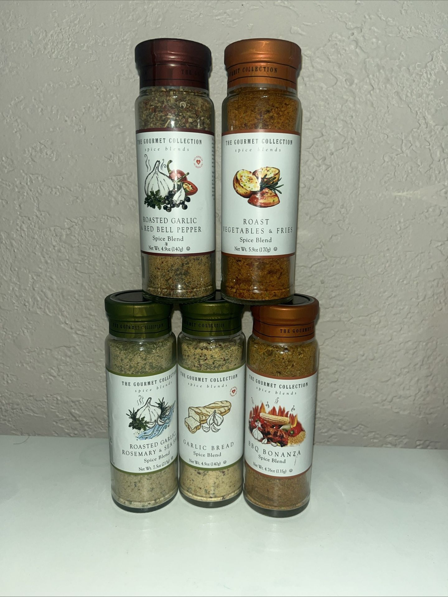 5-Pack The Gourmet Collection Spice Blend Assorted Flavors open to offers