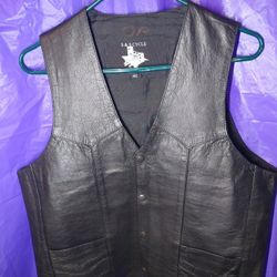 S & S Cycle Motorcycle Leather Vest