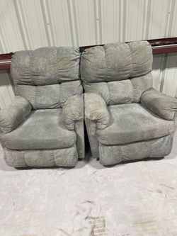 2 Recliners $200