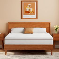 NEW 10” Queen Memory Foam Mattress, Cooling Gel Infused, Medium Firm, Fiberglass Free