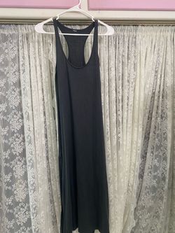 Grey midi dress