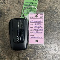 Toyota Highlander Platinum Remote Key