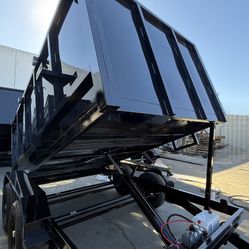 New Hydraulic Dump Trailer with Smooth Walls 