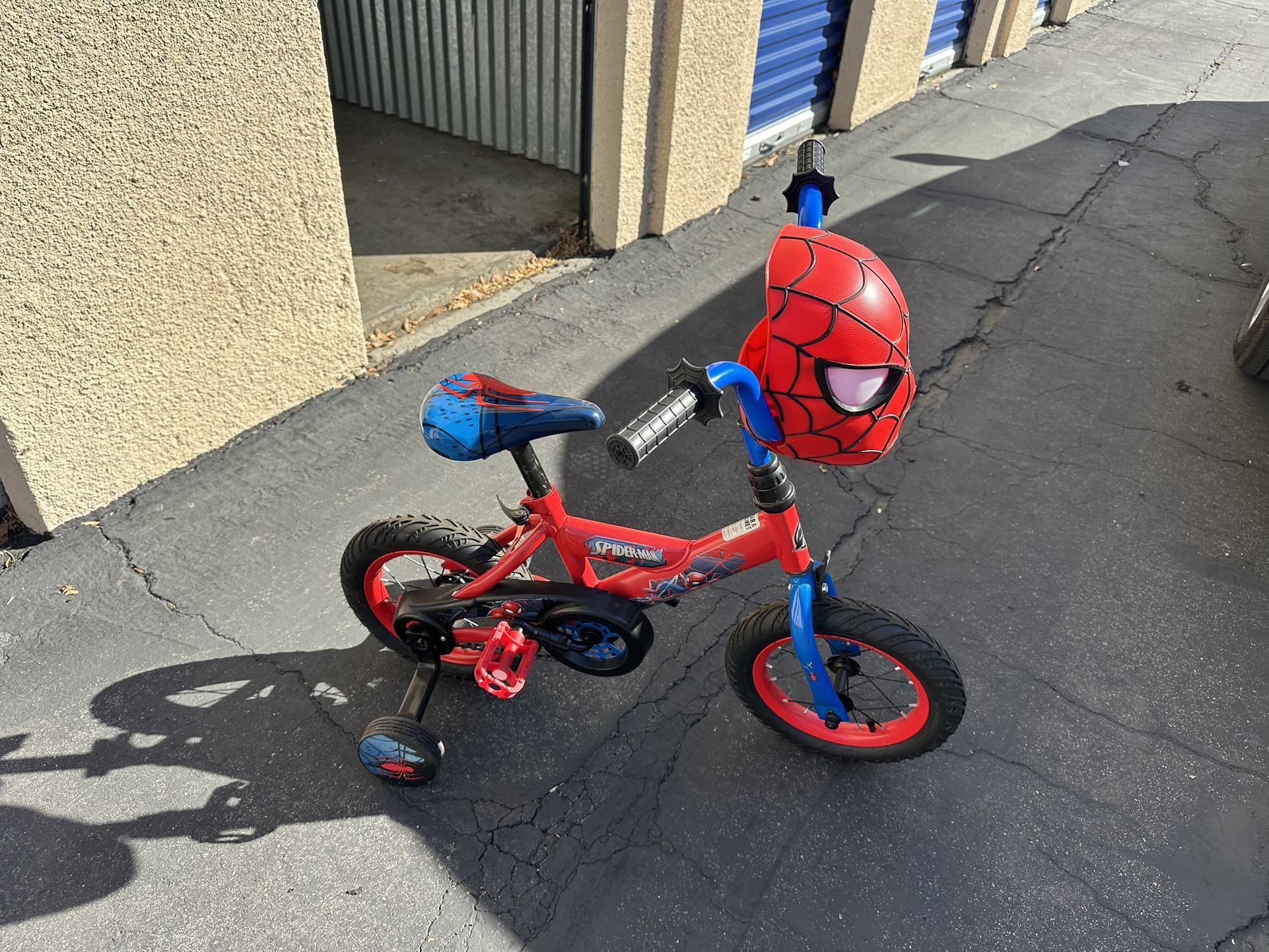 Huffy 12" Marvel Spider-Man Kids' Bike, Fits Riders 3'1" - 3'5", Red, Child, Boy's