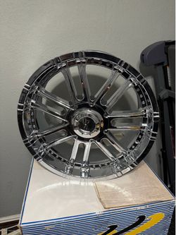 22 inch chrome rims , brand new
