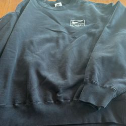 Stussy Mike Black Sweatshirt Size Small