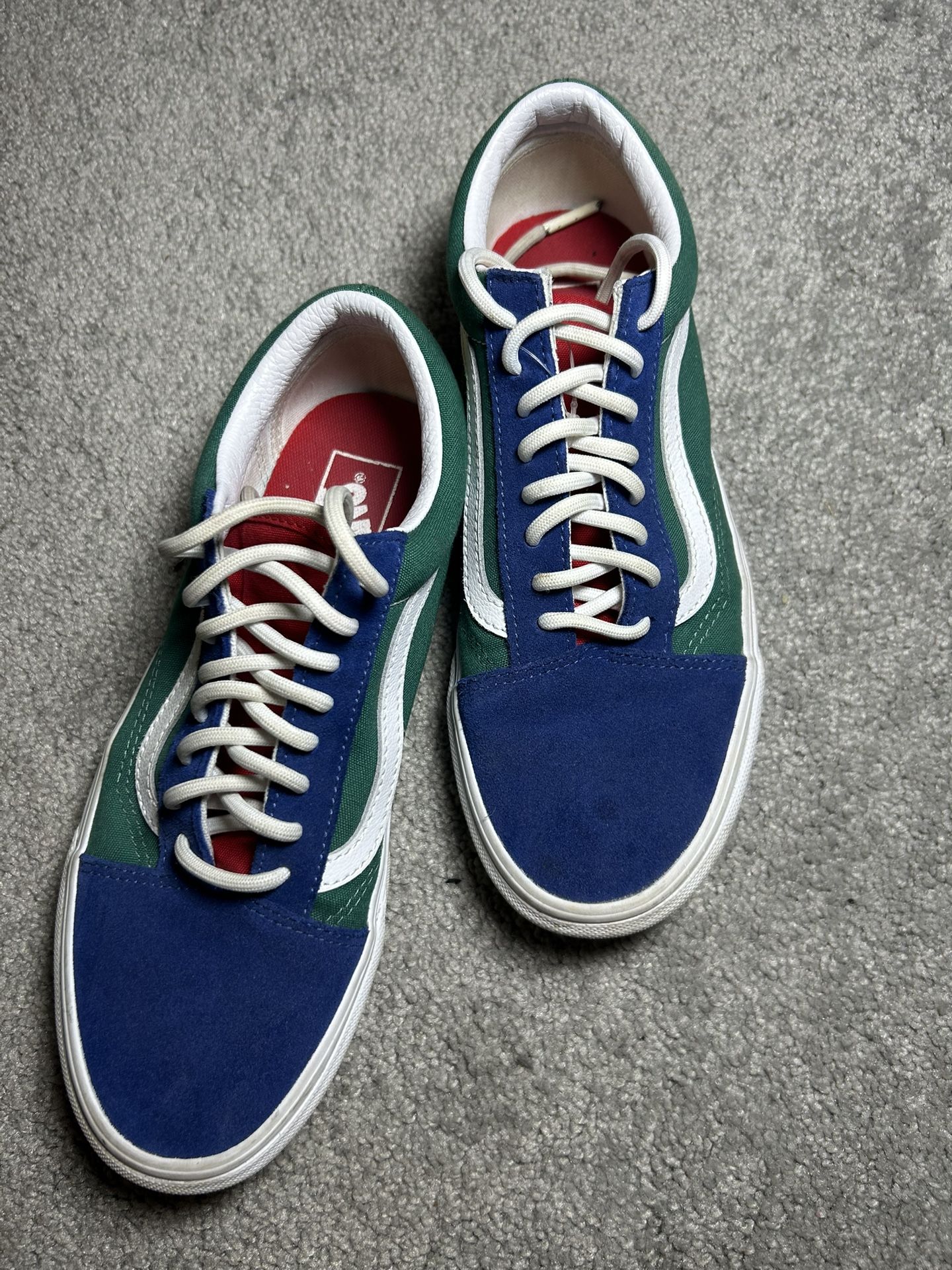 Vans Old Skool ‘Color‑Block’ Low‑Top Sneakers – Multi (Men 6.5 / Women 8)