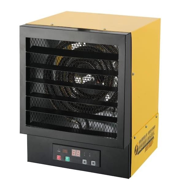 34,120 BTU Ceiling Mount Hardwired Electric Forced Air Garage Heater with Remote Control