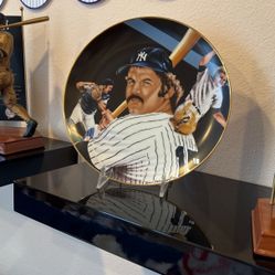 Thurman Monson 10 1/4 inch sports impression plate