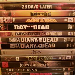 Zombie Movies, Serial Killers  Prices Range 