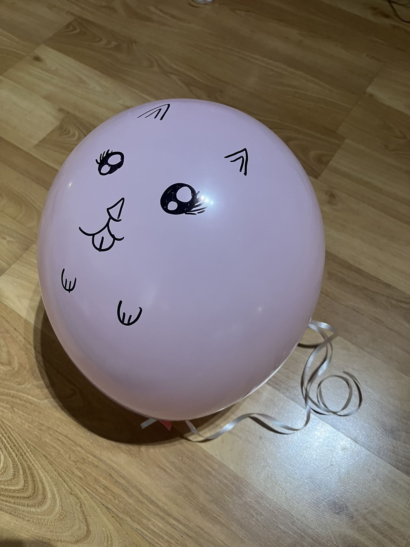 8 Years Old Little Girl Balloon Paint