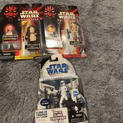 3 Star Wars Figures - All For $20