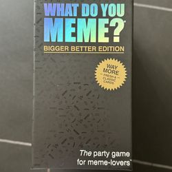 More Like This WHAT DO YOU MEME? Bigger Better Edition - Adult Card Games for Game Night for Teens