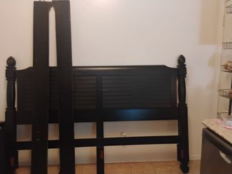 King black head board foot board and rails