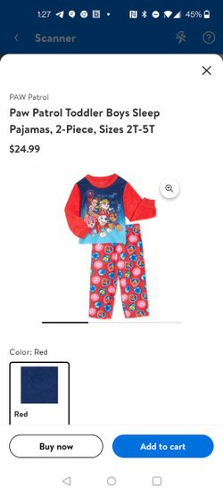 Paw Patrol Plush 2pc PJ Set
