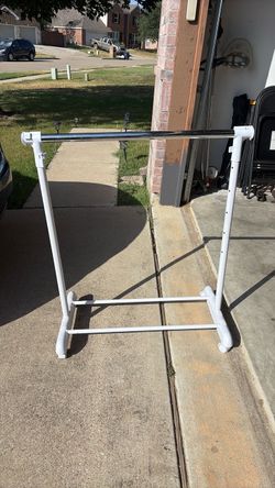 White portable Clothes rack