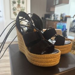 YSL Espadrille Wedges 
