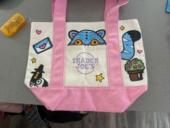 derpy tiger trader joe’s mini tote 