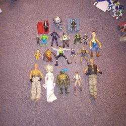 Mixed Action Figures Lot