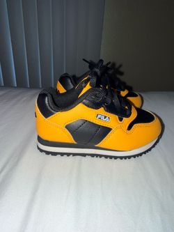 Fila Toddler Sneakers Yellow and Black