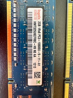 2 gig ram - pair