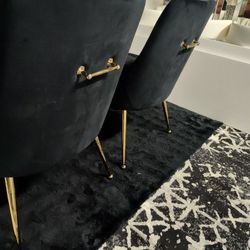 Velvet Chair Set Of 2 