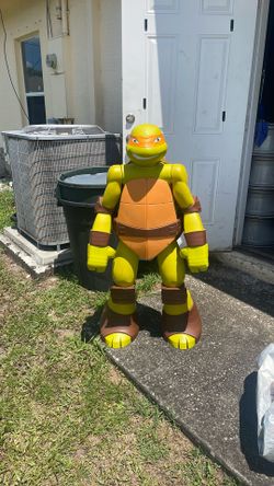 Colossal Michelangelo 48" Life Size Teenage Mutant Ninja Turtles Jakks TMNT