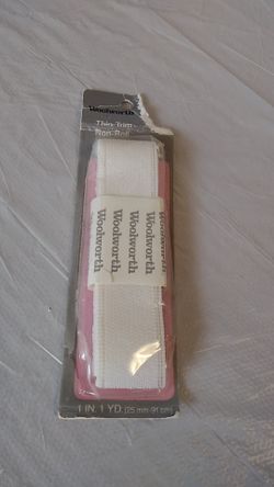 Thin Trim Non roll elastic Woolworth