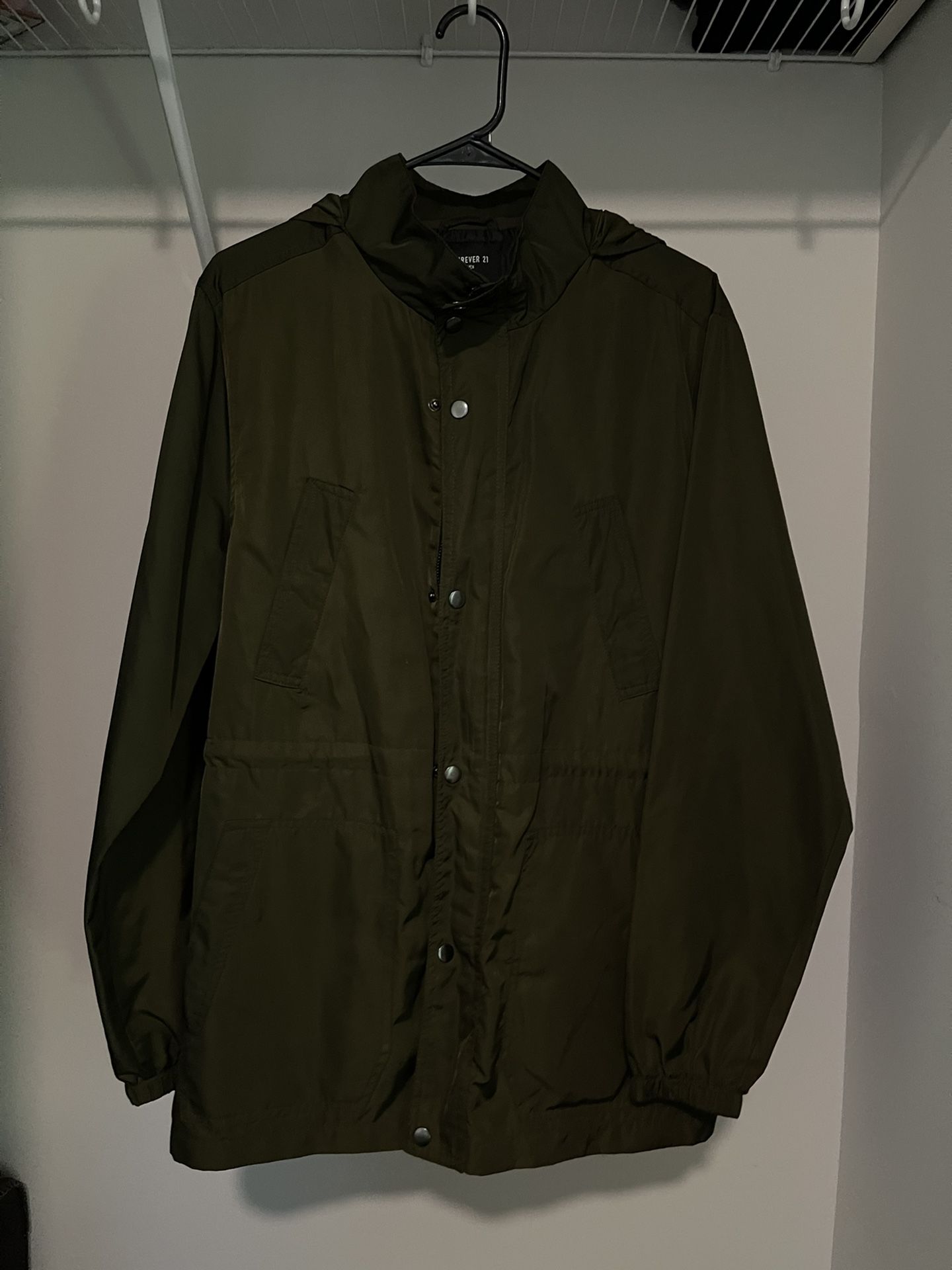 Olive Raincoat