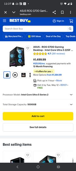 ASUS ROG G700TF 5060 GAMING PC