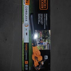 Black Decker 20V Cordless Blower Tool Only
