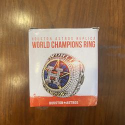 Houston Astros 2017 World Series Championship Ring