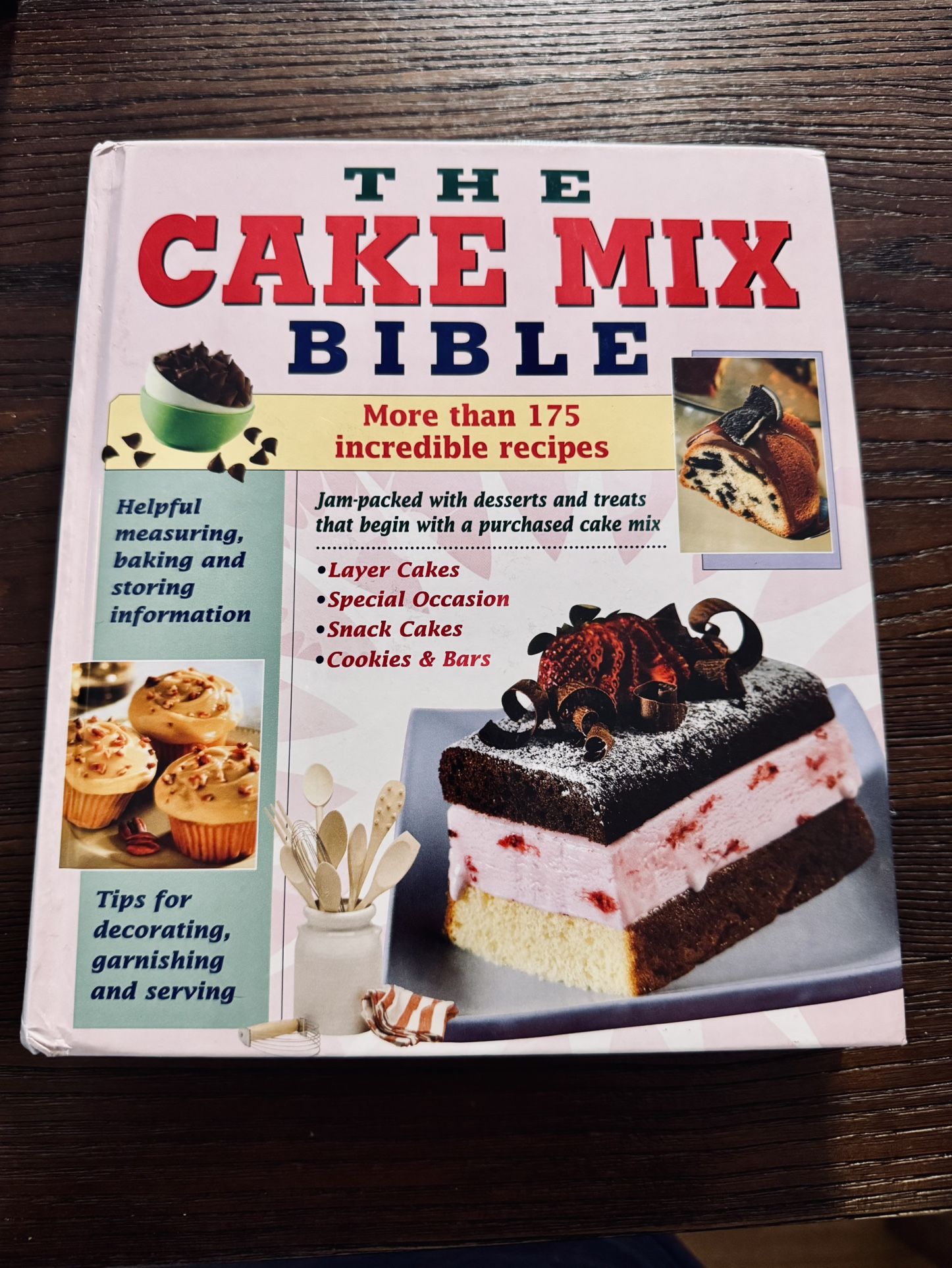 Hardcover The Cake Mix Bible Cookbook