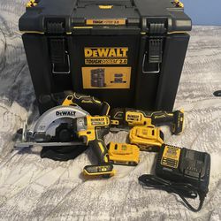 Dewalt Power Tools Bundle. Impact, Circular Saw, Grinder. 