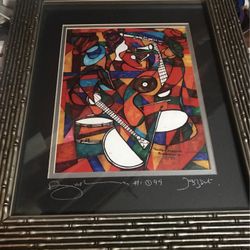 Timothy Adegule Bushman #1 JAZZ SET Frame Print