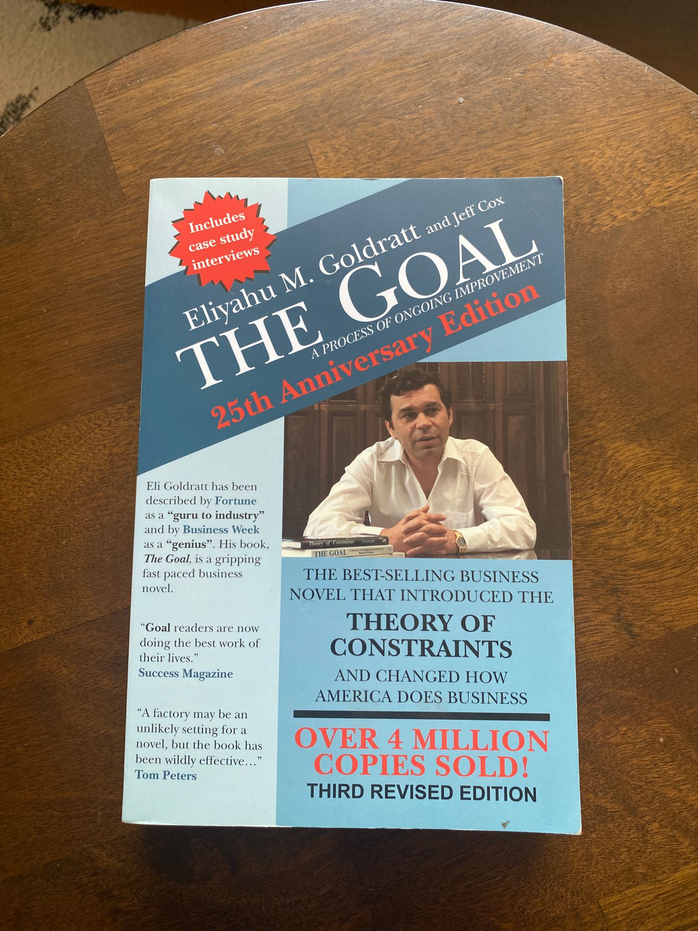 The Goal, a business book that introduces the theory of constraints