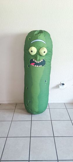 4ft. Pickle Rick Large Plush Body Pillow. New (open box)