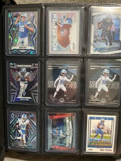 Detroit Lions Card Lot