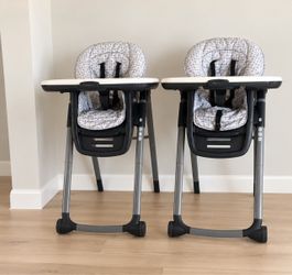 2 Graco high chairs for $60