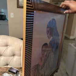 Gold Framed Picture 