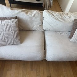BEIGE COUCH FOR PICK UP