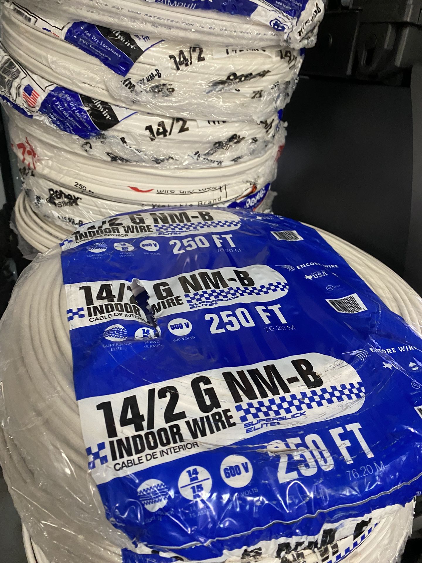 14/2 250ft Indoor Wire Romex