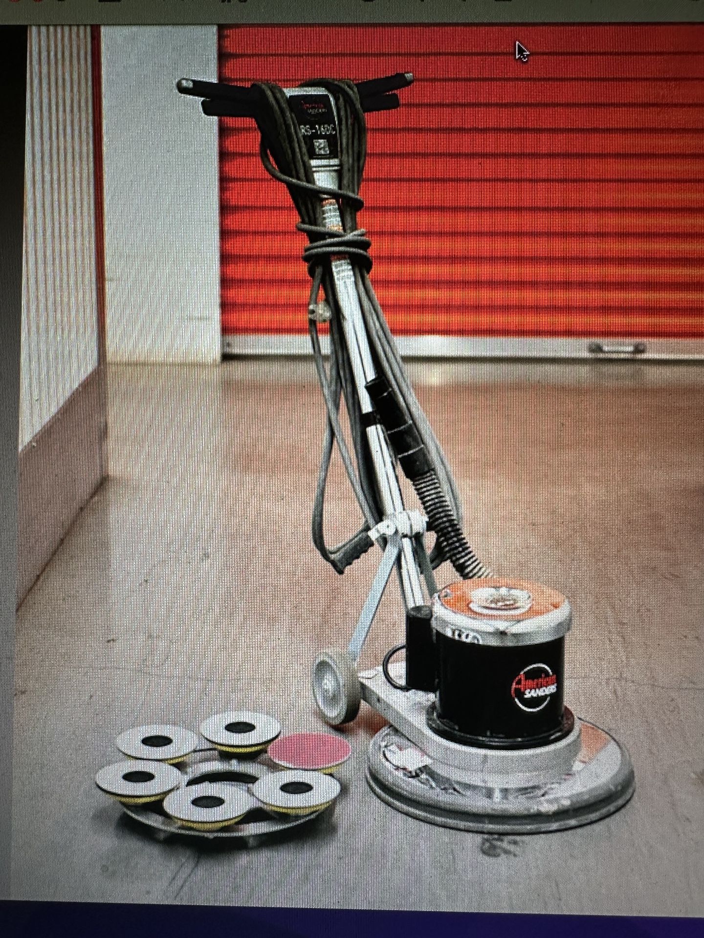 American Sanders RS16 Sander w Dust Control & New Hydra Sand
