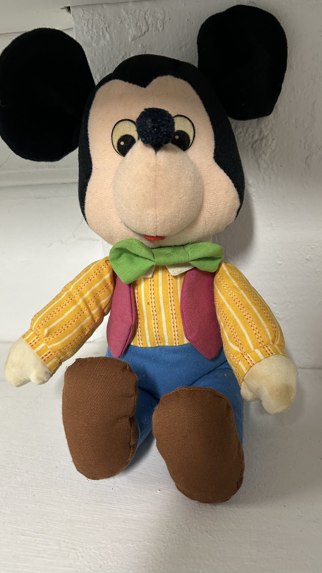 Vintage Disney Mickey Plush 1981
